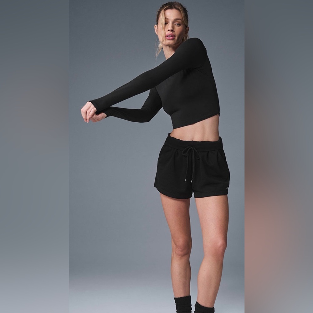 Alo Alosoft Crop Finesse Long Sleeve